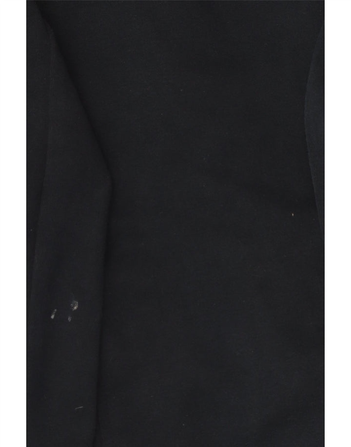 NIKE Suéter con capucha de gran tamaño con cremallera para mujer Reino Unido 10 Pequeño Algodón azul marino