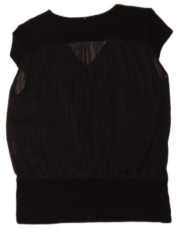 Max Mara Blusa para mujer Top UK 44 Grande Negro