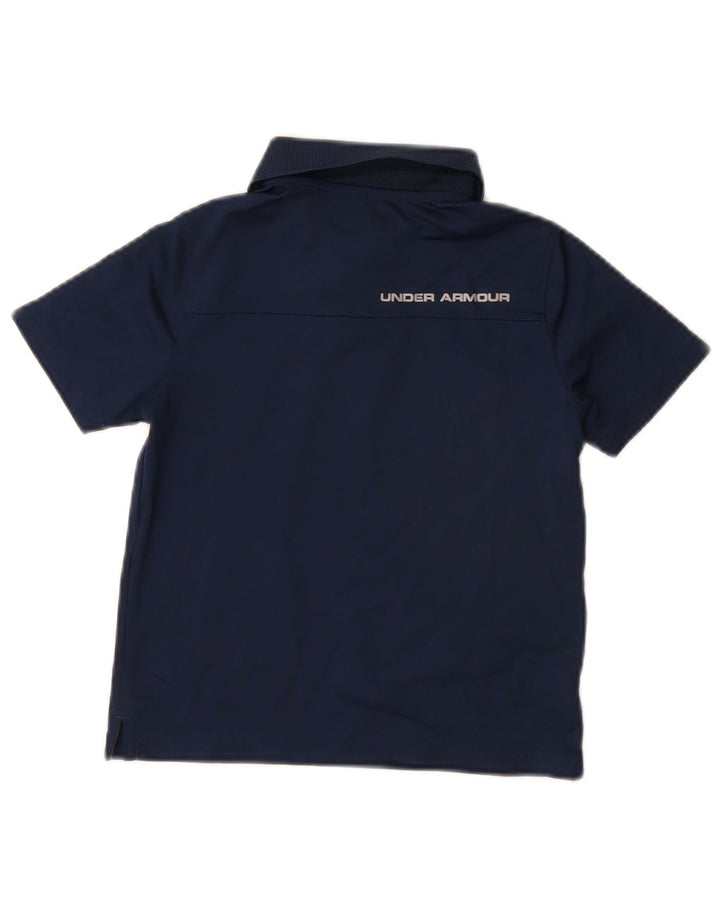 UNDER ARMOUR Polo Heat Gear para niños 6-7 años XS Azul Marino