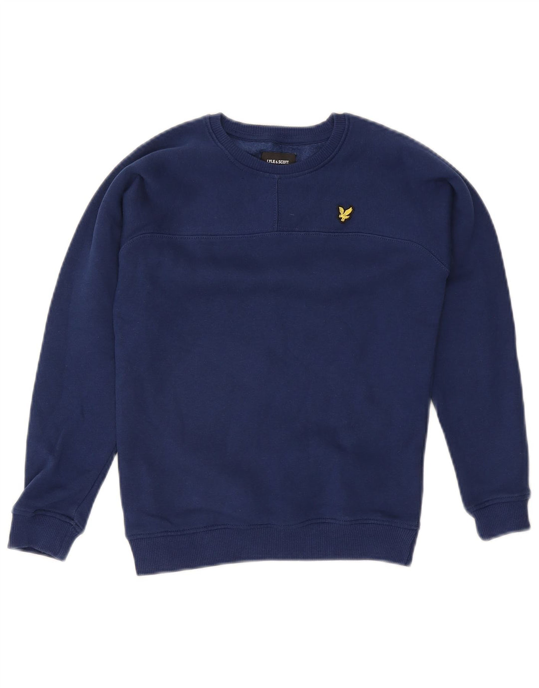 Lyle & Scott Sudadera para niño Jumper 9-10 años Azul Marino Algodón