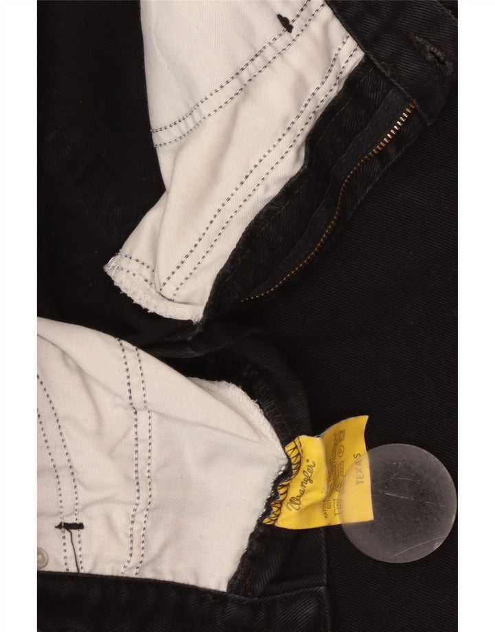 Wrangler Vaqueros rectos Texas para hombre W33 L34 Algodón negro