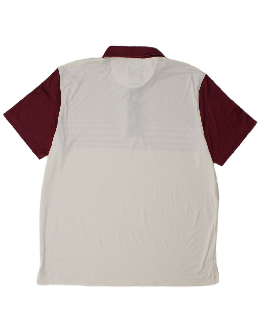 IZOD Polo Hombre XL Blanco Colorblock Poliéster