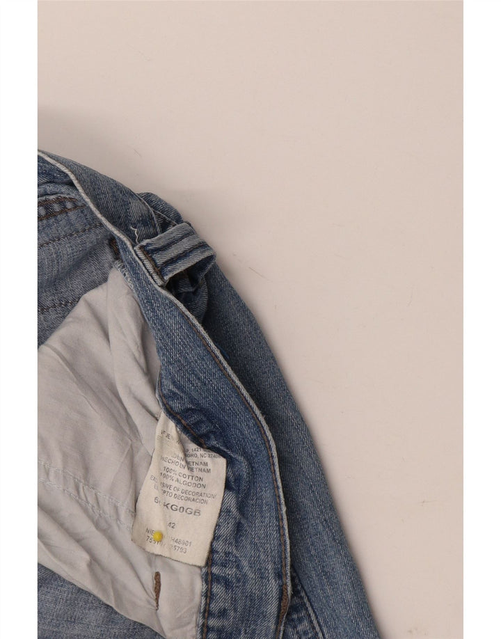 Wrangler Pantalones cortos de mezclilla cargo para hombre W42 2XL Algodón azul