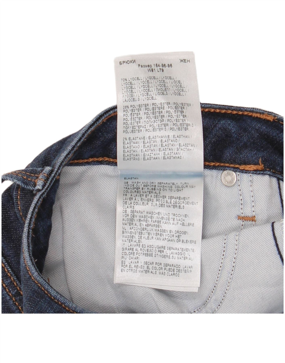 Lee Jeans Ajustados Altos Scarlett para Mujer W32 L31 Lyocell Azul