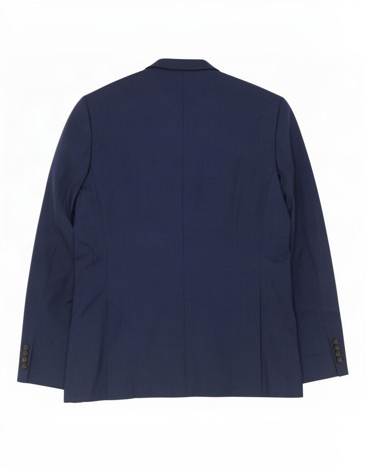 Marks & Spencer Chaqueta tipo blazer a medida con 2 botones para hombre UK 42 Large Azul marino