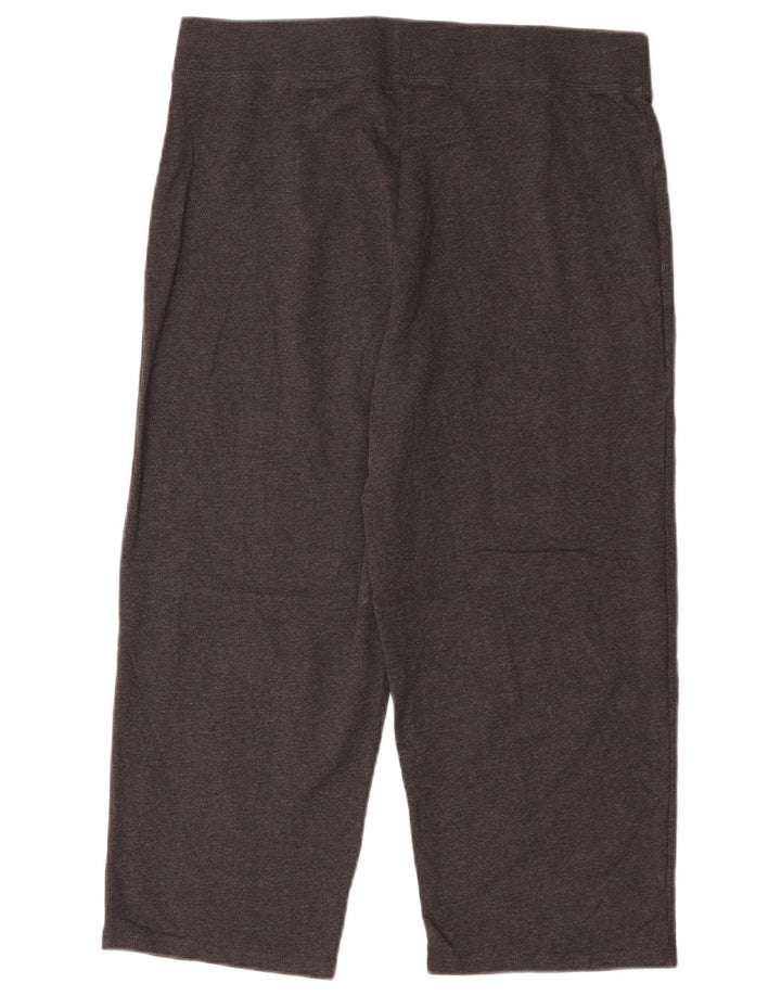 MARKS & SPENCER Leggings capri para mujer UK 44 Algodón gris grande