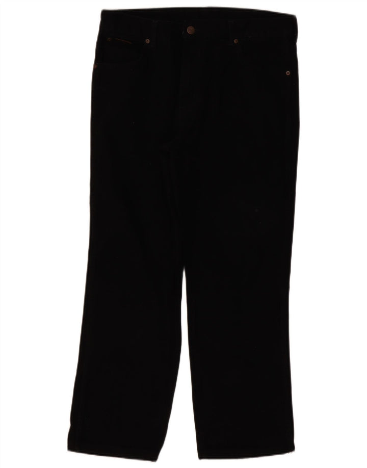 Wrangler Vaqueros rectos Texas para hombre W36 L30 Algodón negro