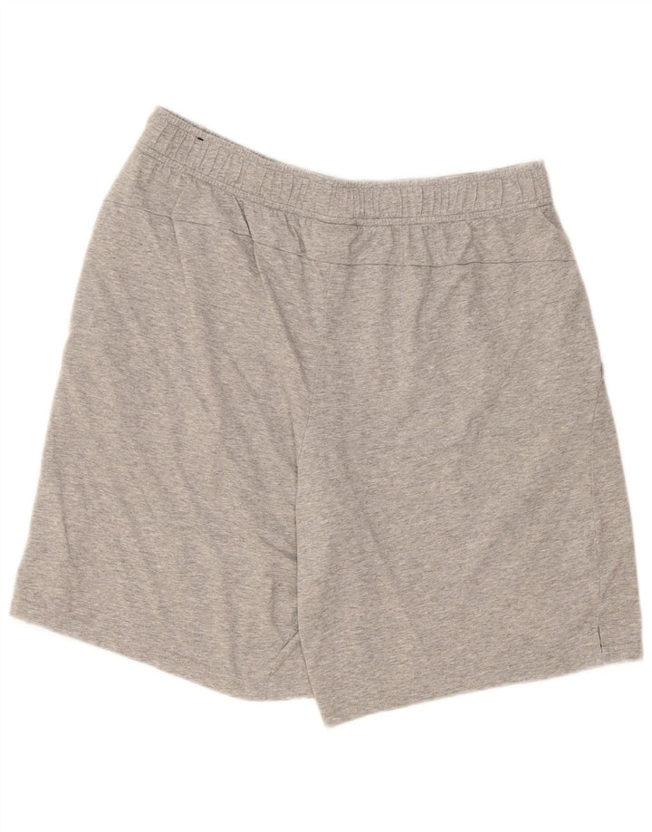 Pantalones cortos casuales para hombre Nike de algodón gris grande