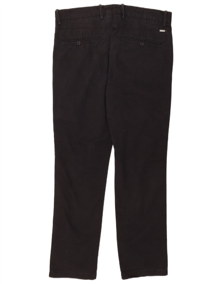Levi's Pantalón chino ajustado para hombre W36 L32 Algodón negro
