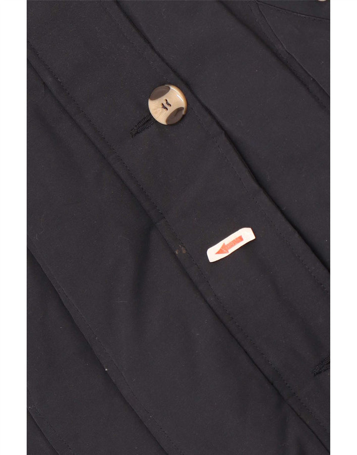 Woolrich Abrigo acolchado para mujer UK 10 Small Poliamida azul marino