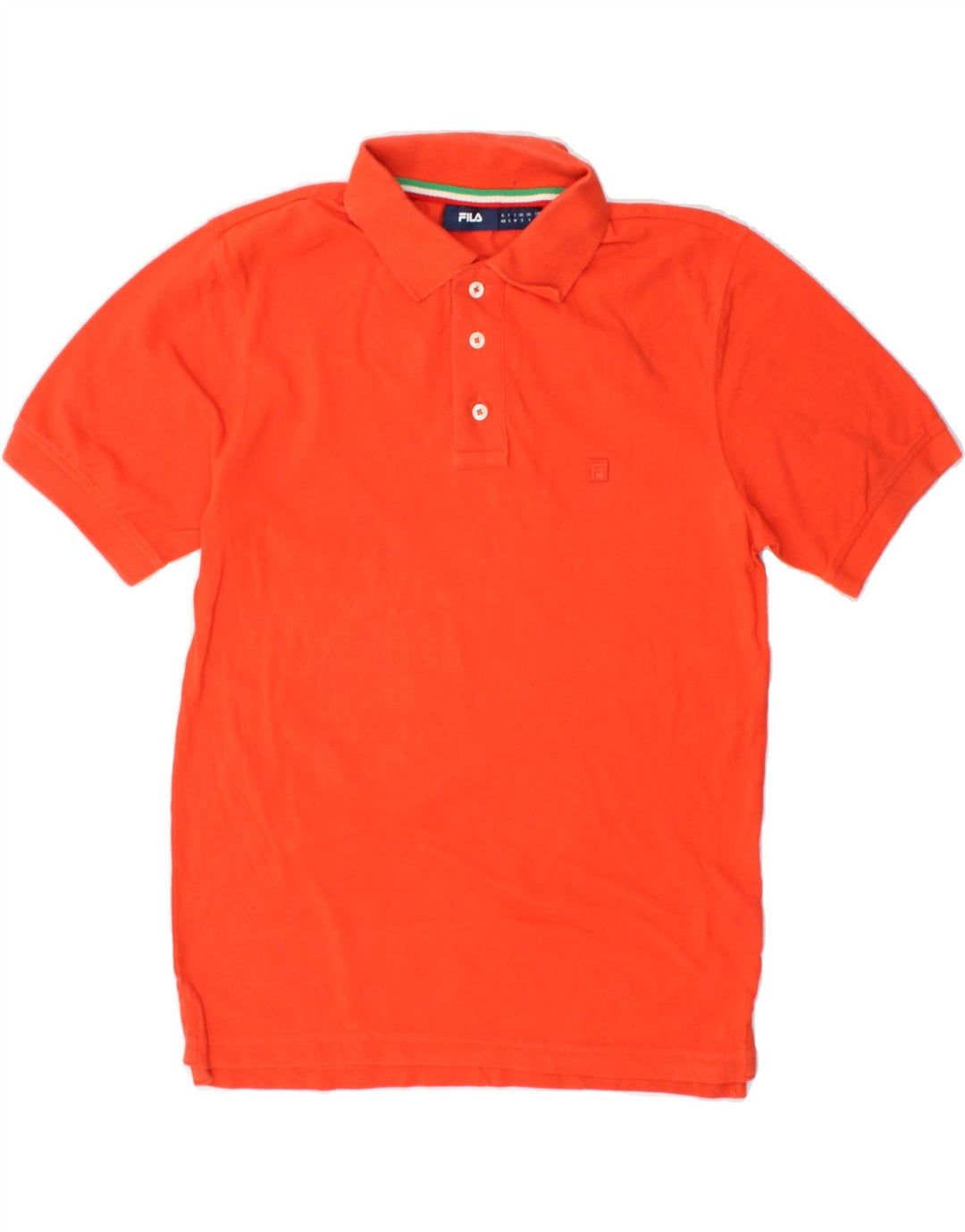 FILA Mens Polo Shirt Small Orange Cotton Vintage Fila and Second-Hand Fila from Messina Hembry 
