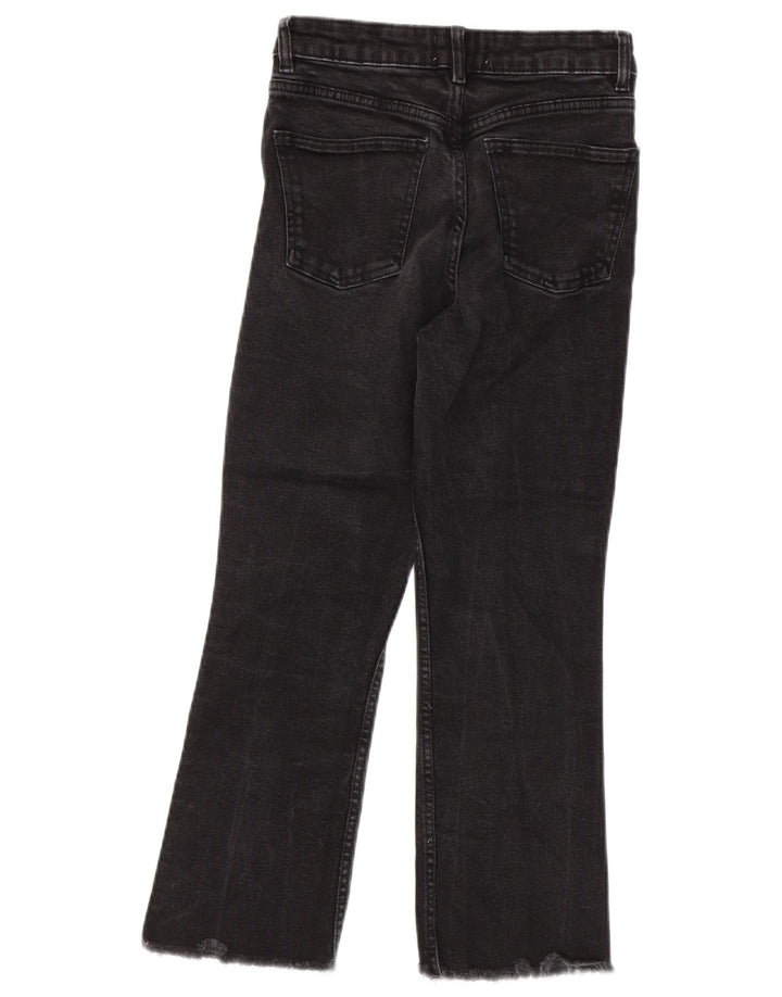 Zara Jeans Cortos Para Mujer EU 38 Small W28 L24 Negro