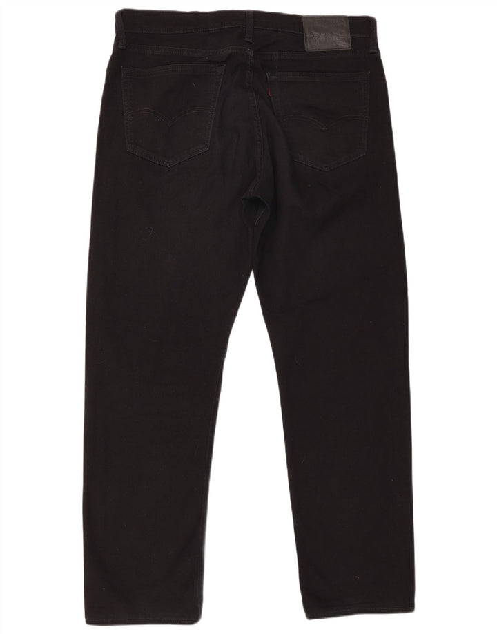 LEVI'S Jeans rectos 504 para hombre W36 L32 Algodón negro