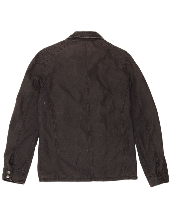 Ted Baker Chaqueta utilitaria para hombre Talla 3 Viscosa gris medio