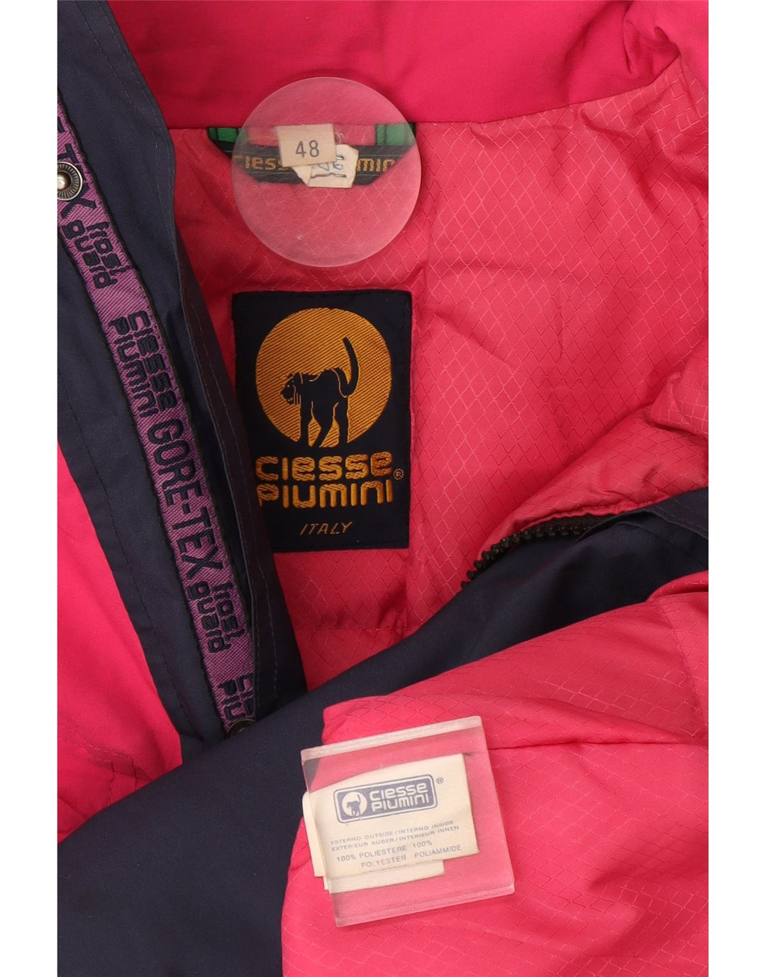 Chaqueta cortavientos para hombre Ciesse Piumini IT 48 Medium Azul marino Colorblock