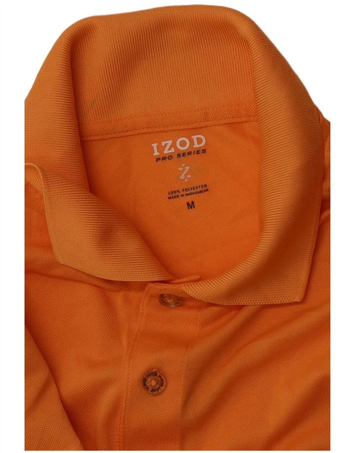 IZOD Polo Hombre Poliéster Naranja Mediano