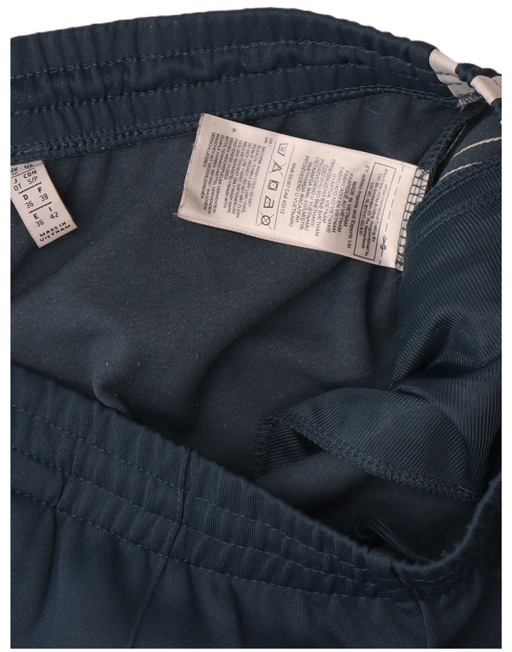Adidas Pantalones de chándal para mujer UK 10 Small Azul Poliéster