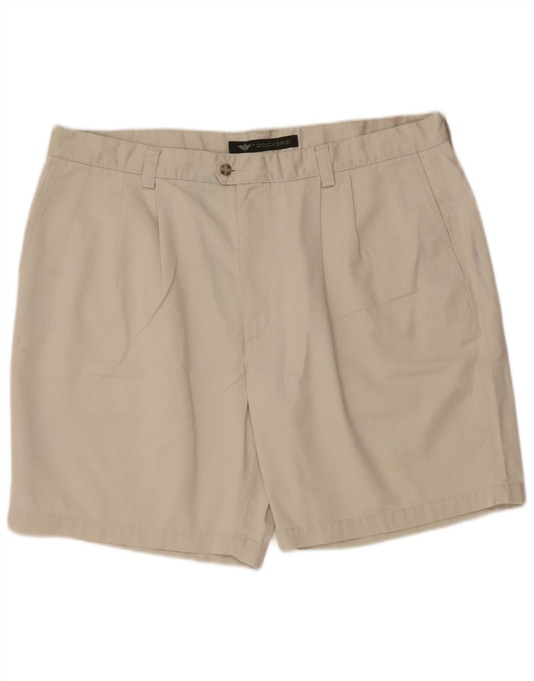 Dockers Pantalones cortos chinos pegados para hombre W42 2XL Algodón gris