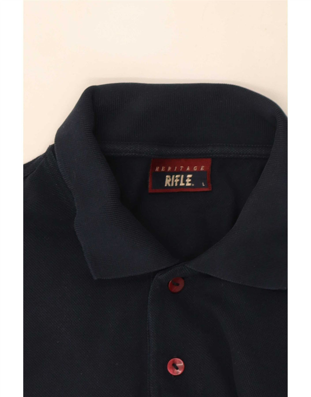 Rifle Polo para hombre grande azul marino