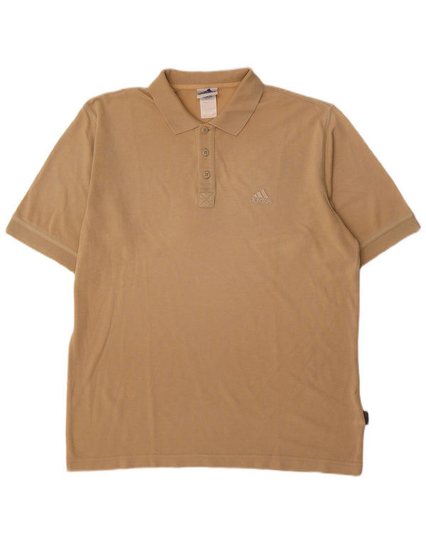 Polo Adidas Hombre Grande Beige