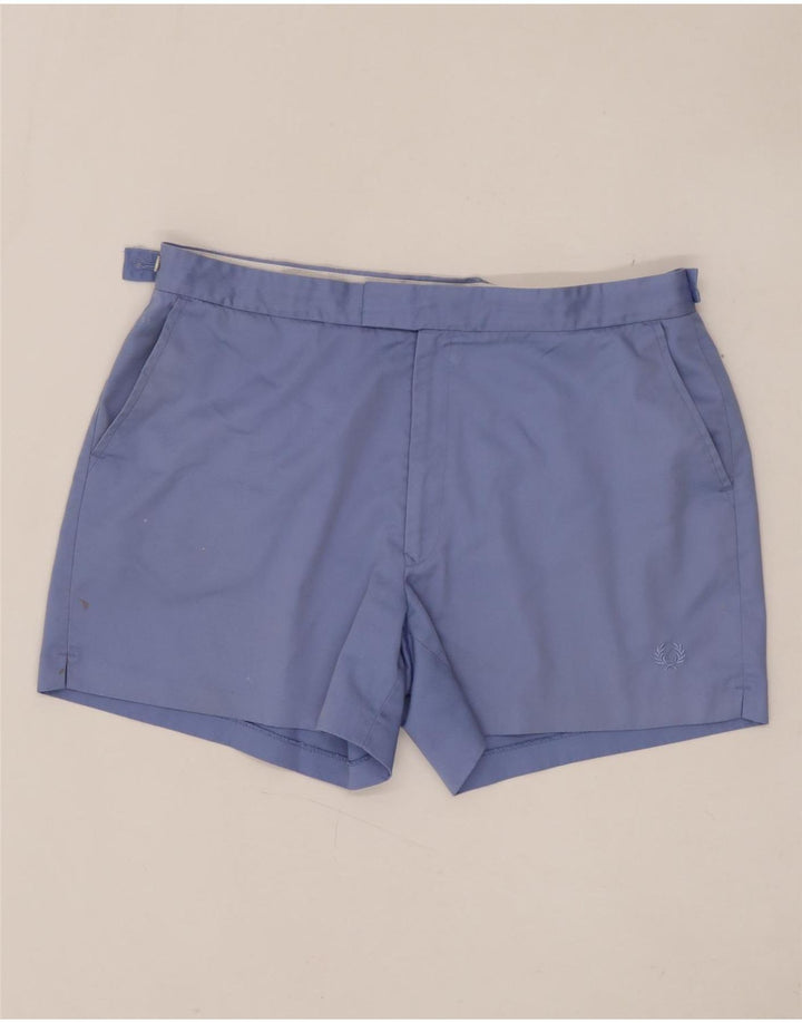 Fred Perry Pantalones cortos chinos para hombre W40 XL Algodón azul