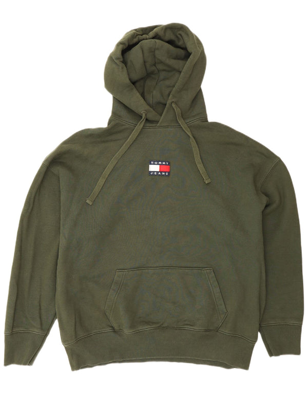 Tommy Hilfiger Jersey con capucha y estampado gráfico de algodón verde medio para hombre