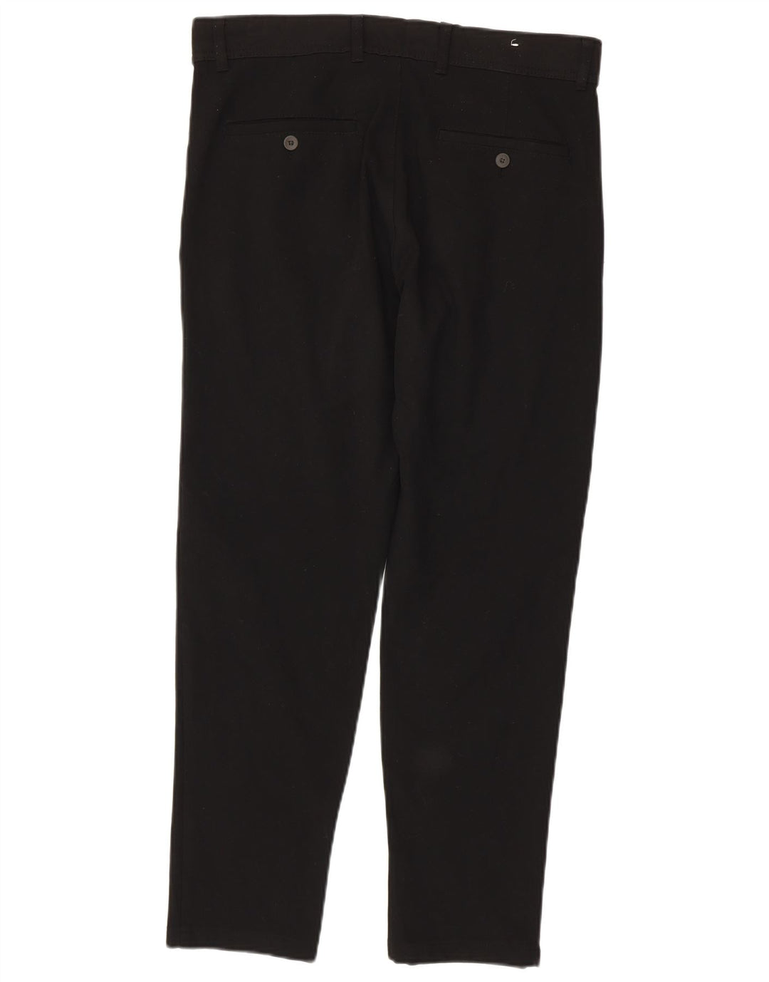 Zara Mens Slim Chino Pantalones EU 40 Medium W31 L29 Poliéster Negro