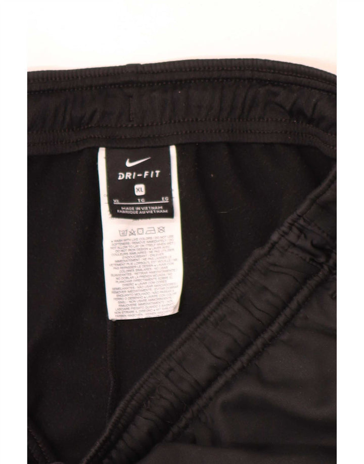 Nike Dri Fit - Pantalón de chándal para hombre, talla XL, poliéster negro