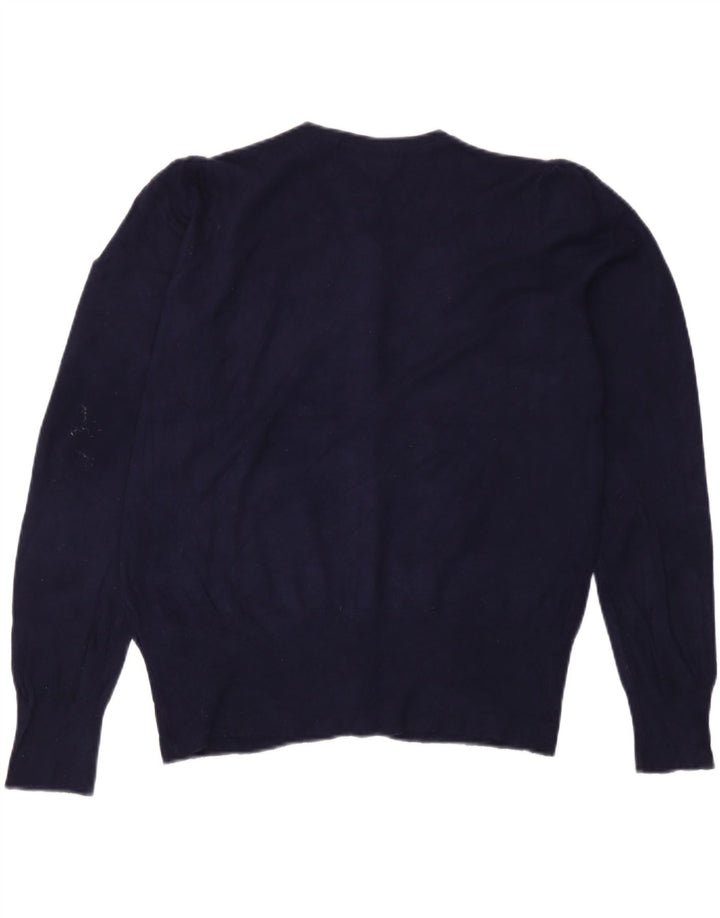 Marks & Spencer - Cárdigan para mujer, talla 40, talla mediana, viscosa, color azul marino