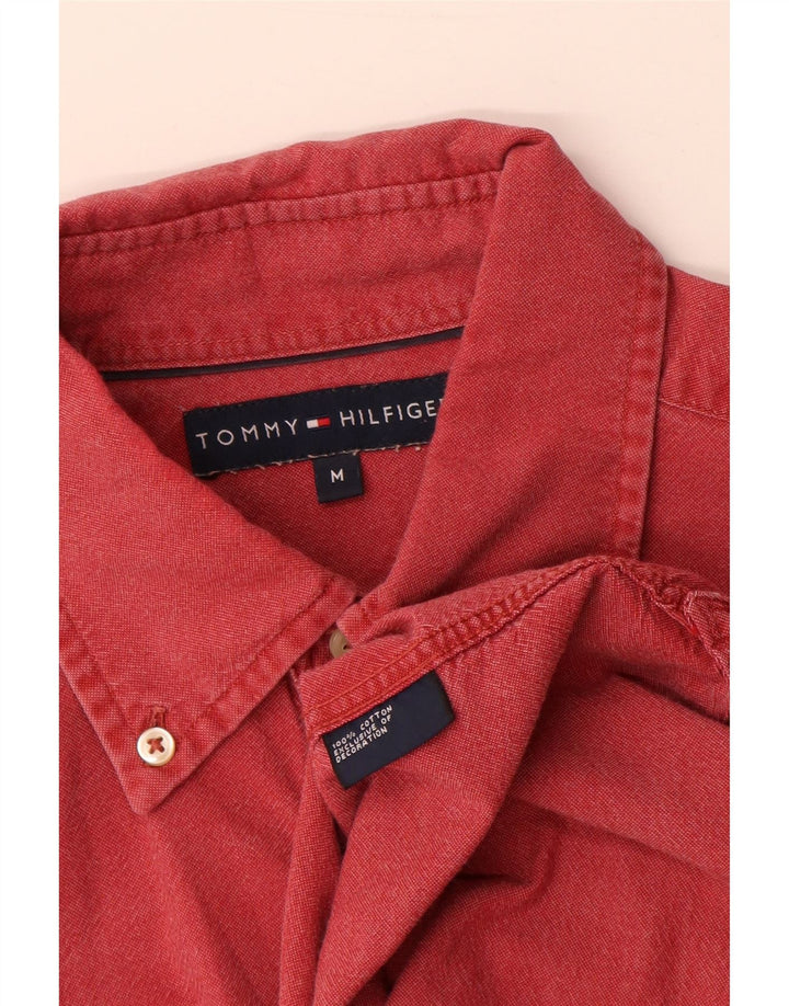 Camisa Tommy Hilfiger Hombre Algodón Rojo Mediano