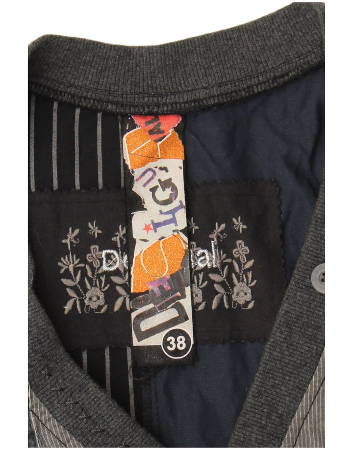 Vestido Desigual Bubble de manga larga para mujer EU 38 Gris medio Colorblock