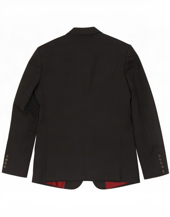 Marks & Spencer Chaqueta tipo blazer ajustada con 2 botones para hombre UK 38 Gris medio