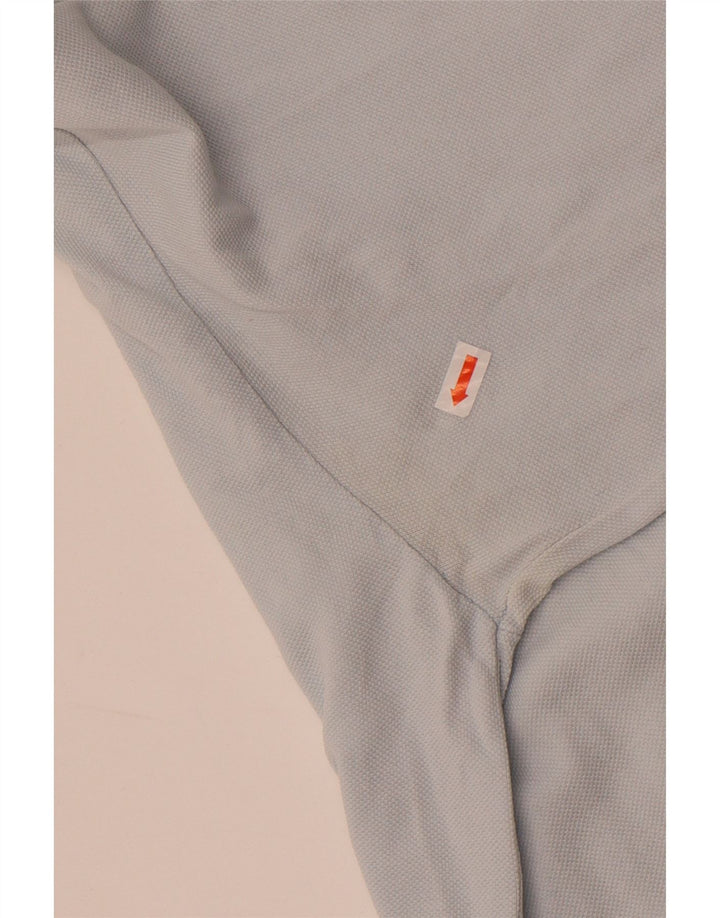 Kappa Polo De Manga Larga De Algodón Azul Medio Hombre