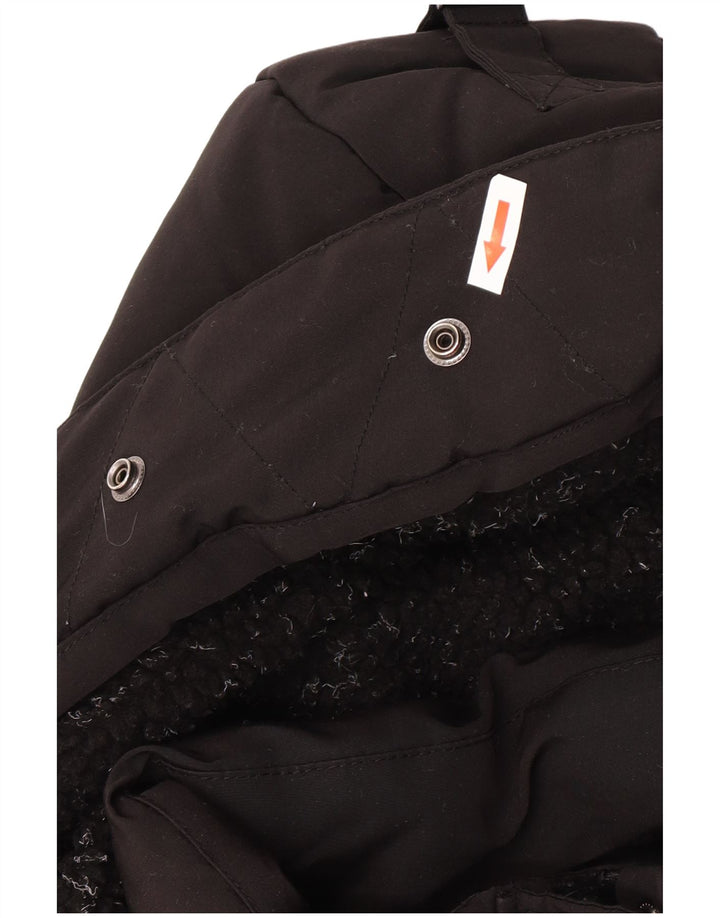 Superdry Chaqueta Acolchada Con Capucha Para Mujer UK 42 Mediano Negro Poliéster