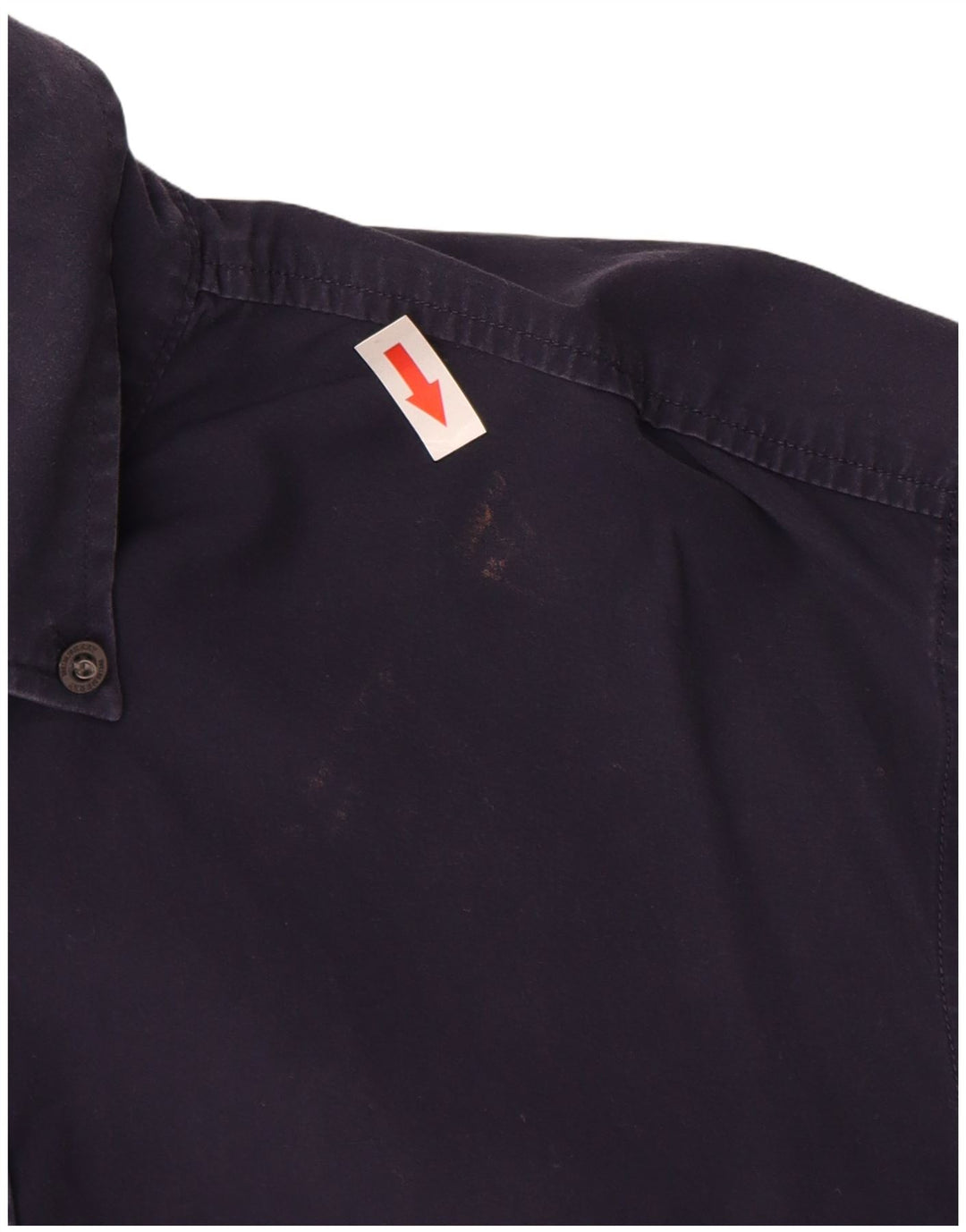 Burberry Camisa BRIT de algodón azul marino mediano para hombre