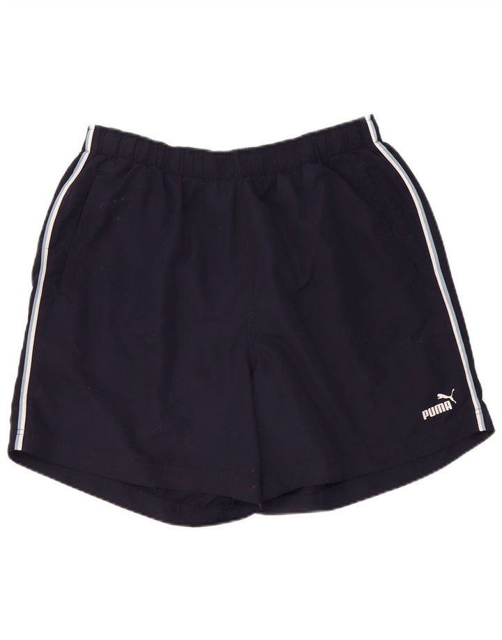Puma Pantalones cortos deportivos para hombre XL Azul marino