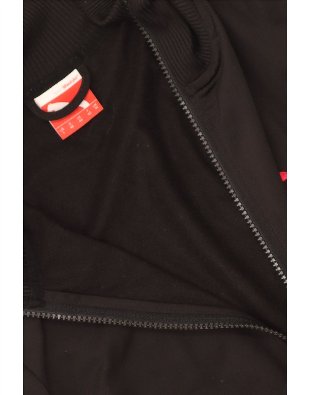 Puma - Chaqueta de chándal para mujer, talla 40, talla grande, color negro, poliéster