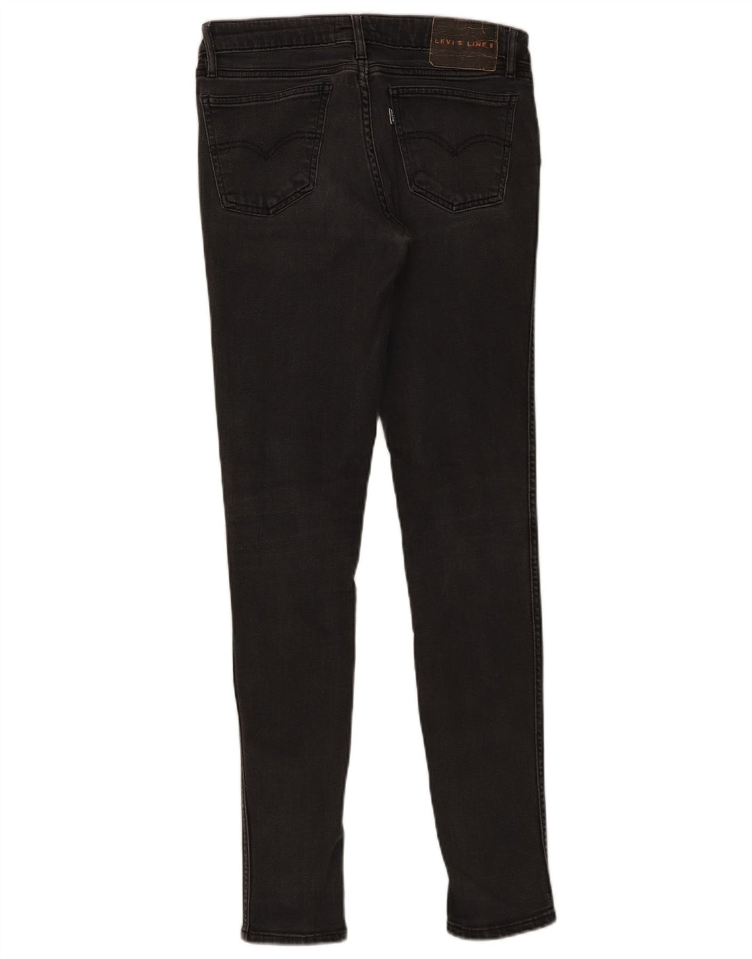 Vaqueros pitillo Levi's Line 8 para mujer W28 L32 Gris