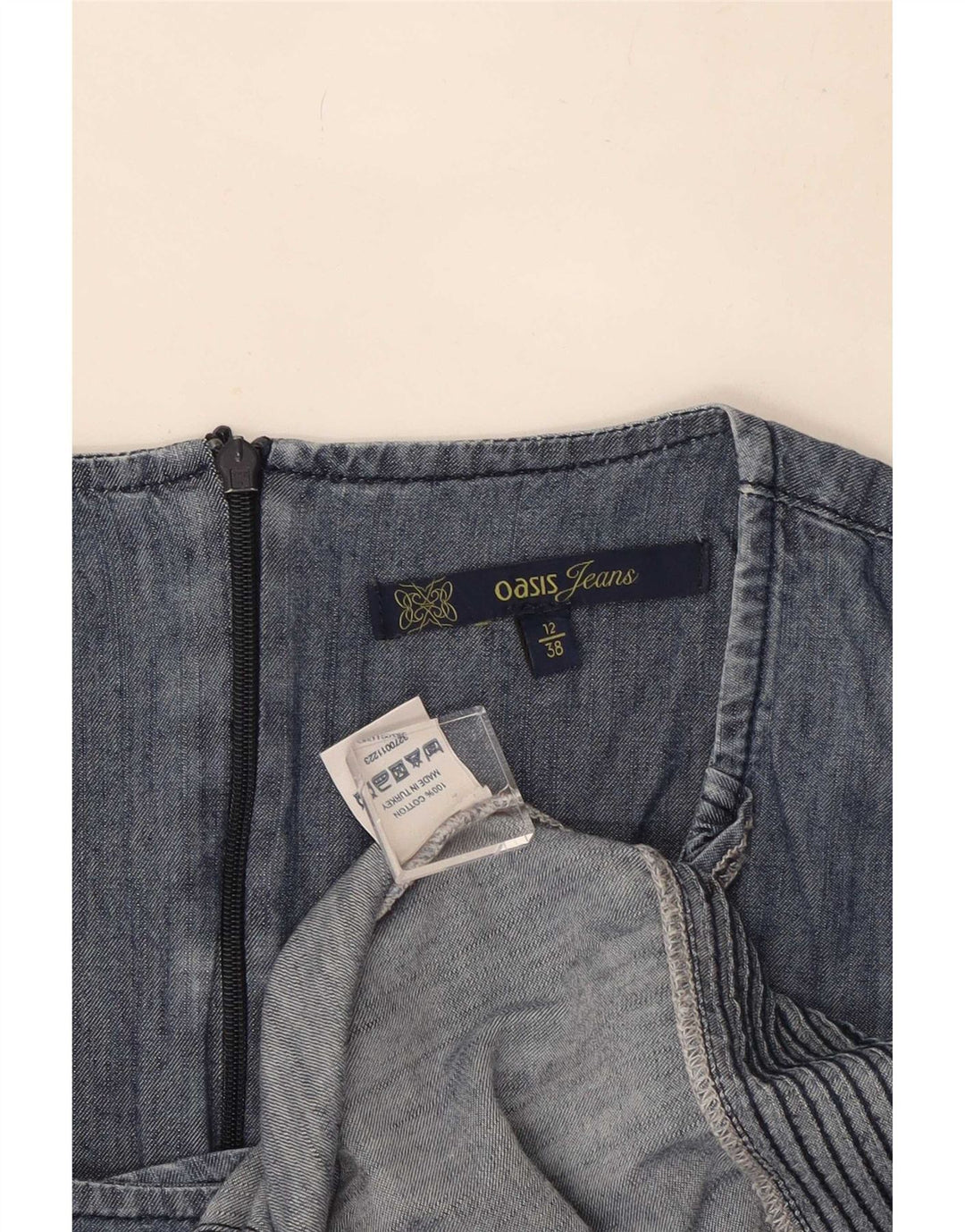 Oasis Vestido tubo para mujer UK 42 Medio Azul marino