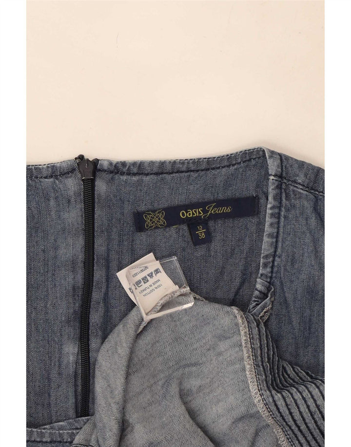 Oasis Vestido tubo para mujer UK 42 Medio Azul marino