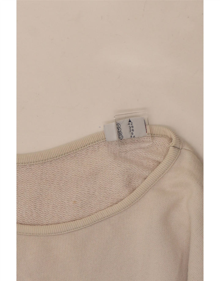 LOTTO Sudadera con gráfico corto para mujer IT 42 Medium White