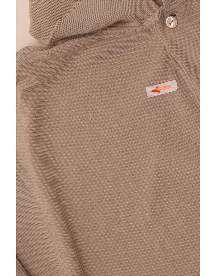 Polo Lacoste para hombre talla 5 grande algodón beige