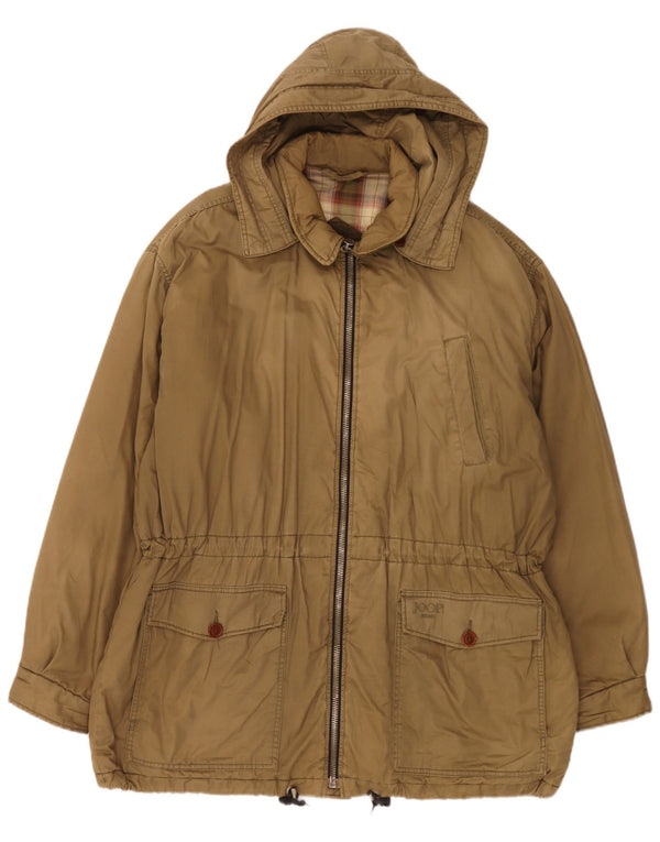 Joop Parka con capucha para hombre IT 54 2XL Caqui Algodón