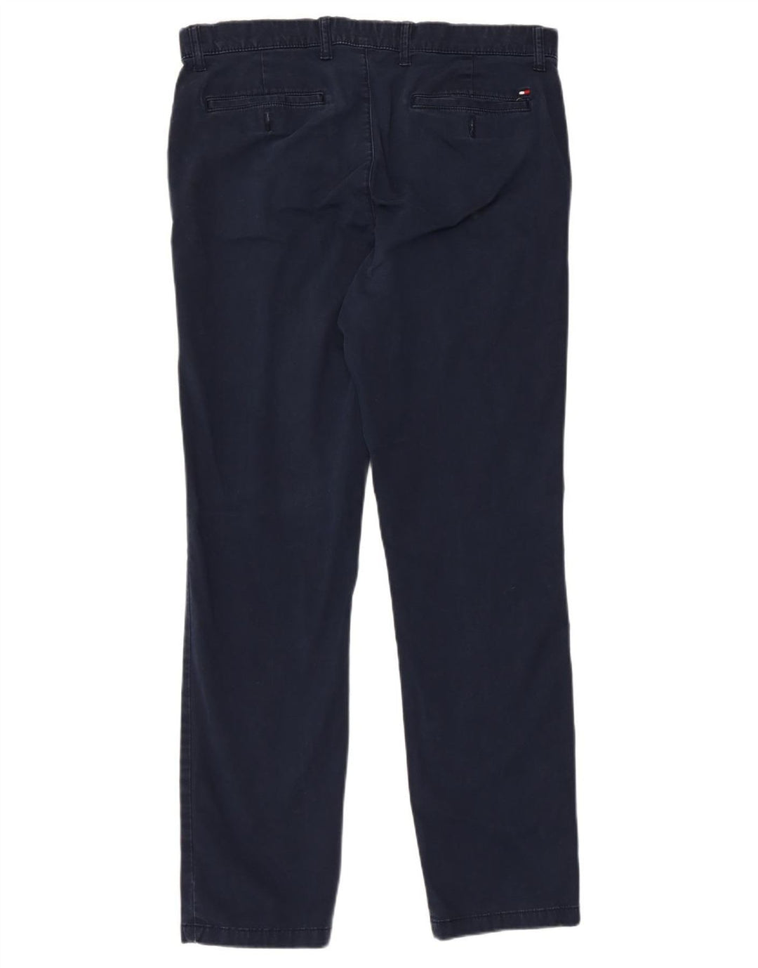 TOMMY HILFIGER Pantalón chino slim fit para hombre W34 L32 Algodón azul marino