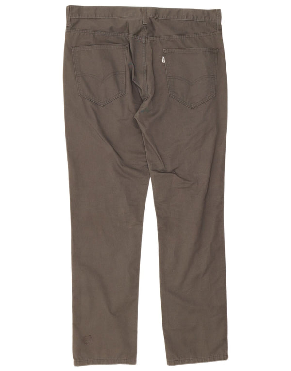 Pantalones chinos rectos Levi's para hombre W36 L32 Algodón gris