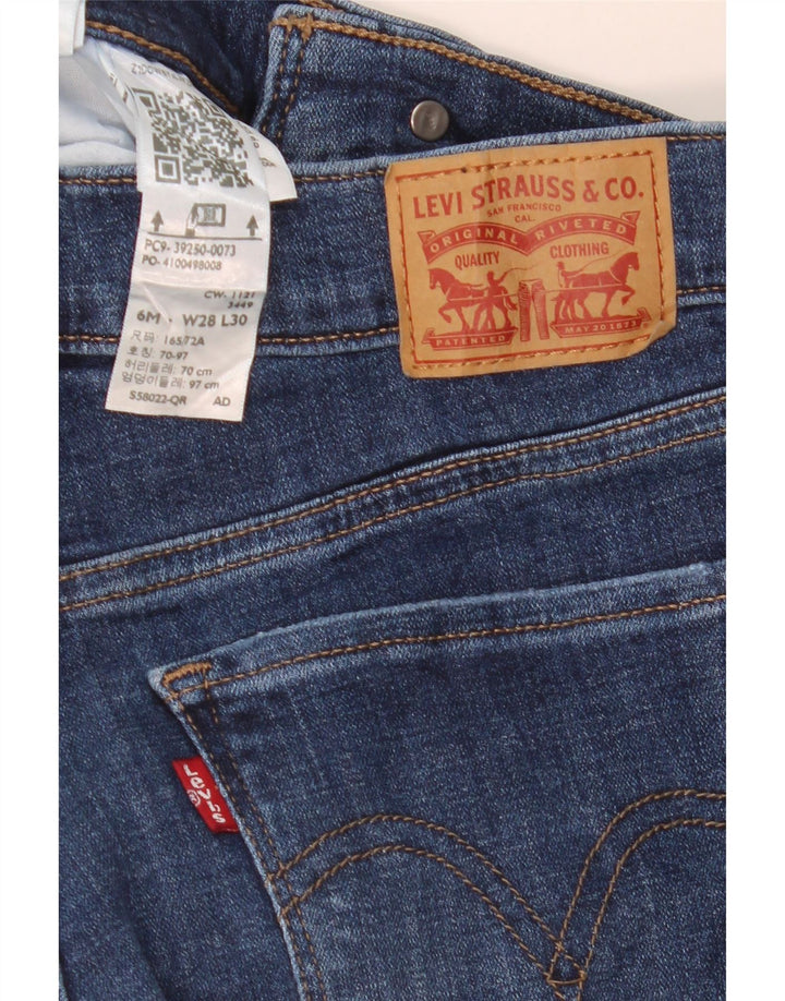 Levi's Jeans Rectos Clásicos para Mujer US 6 Medium W28 L30 Algodón Azul
