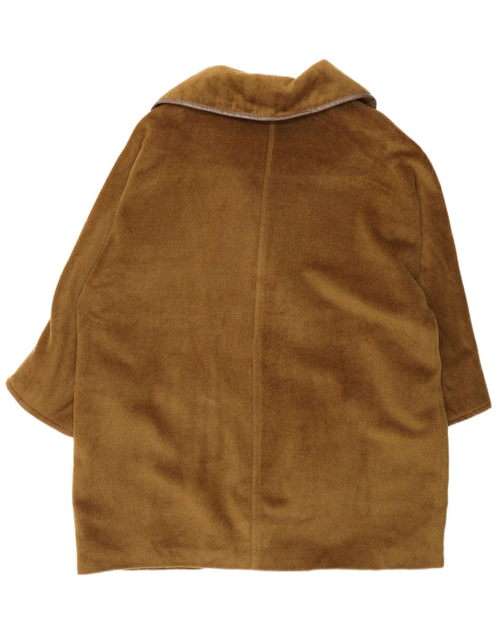 Max Mara - Abrigo extragrande con doble botonadura para mujer, talla 40, color caqui mediano