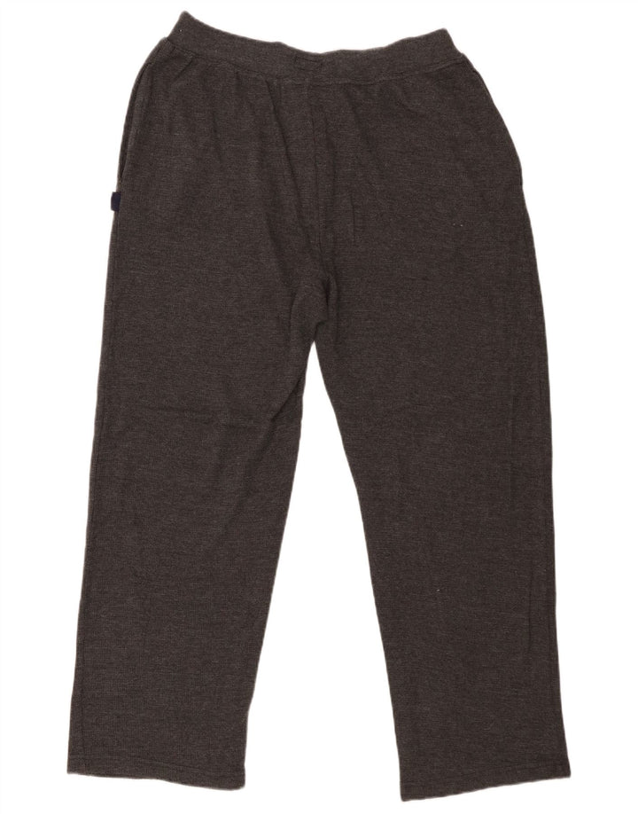 Izod Pantalones de chándal para mujer UK 46 Large Gris Algodón