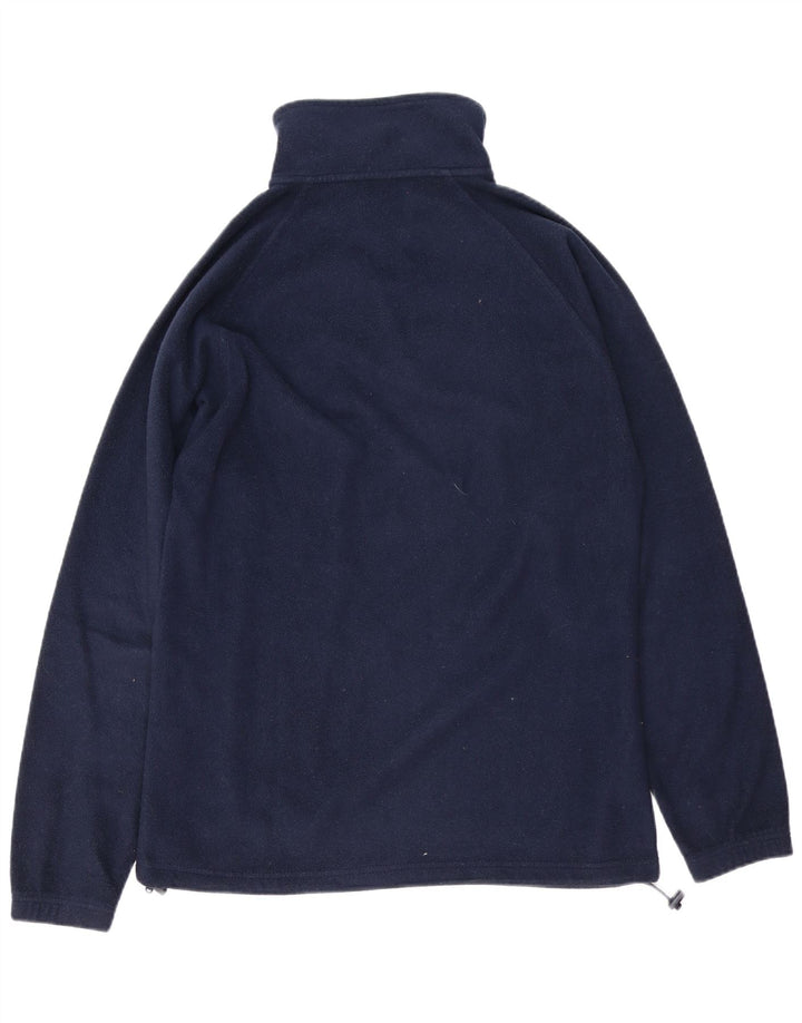 KAPPA Hombre Jersey De Forro Polar Con Cremallera Y Cuello Medio Azul Marino
