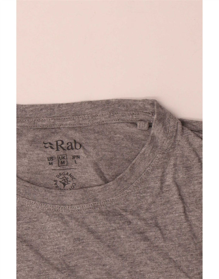 Rab - Camiseta gráfica para hombre, color gris medio